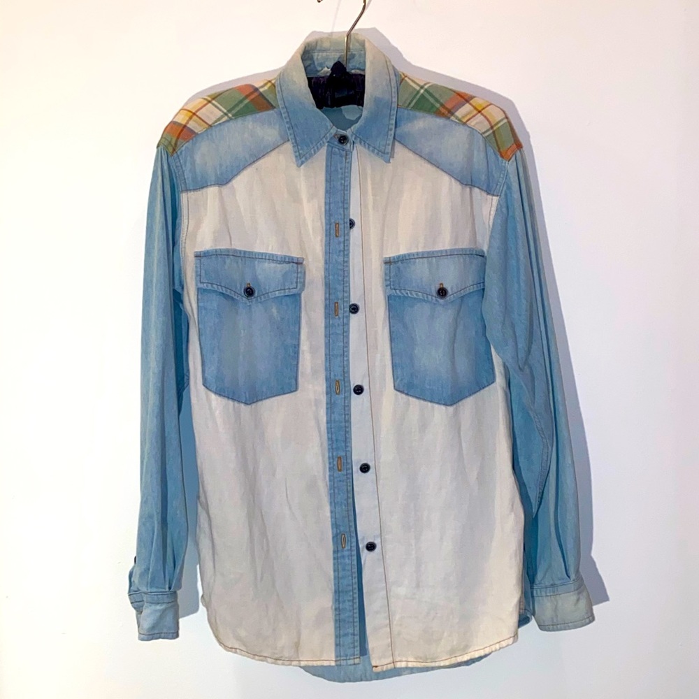 Isabel Marant Etoile Denim Button-Down Top